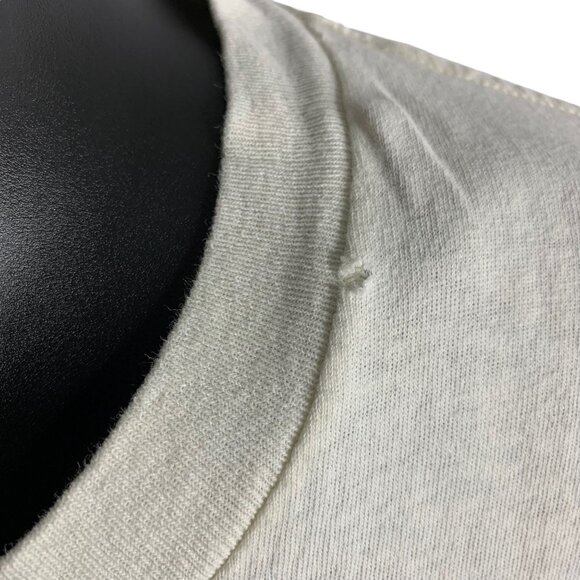 Vintage 1996 Highlander Crewneck T Shirt XL White Short Sleeve MacLeod Promo - Picture 6 of 10